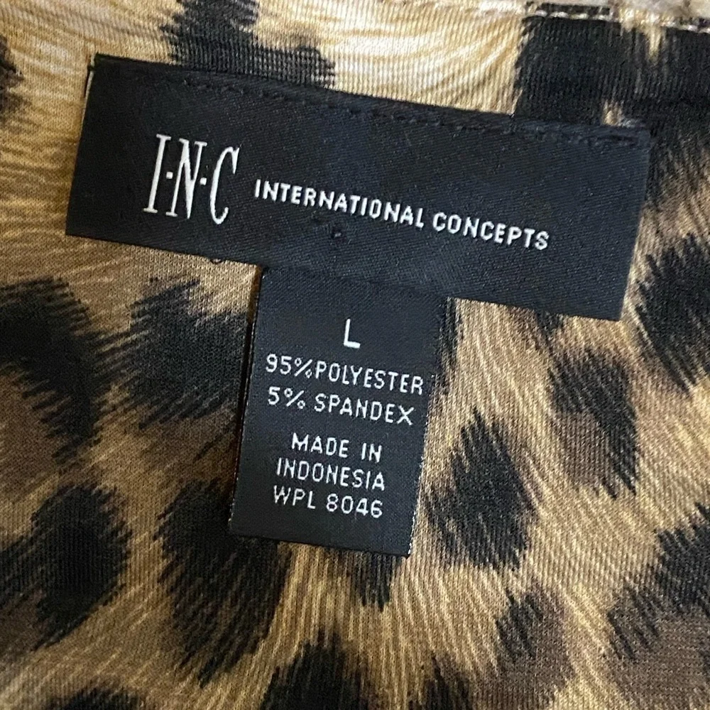 INC international concepts animal print cami size L